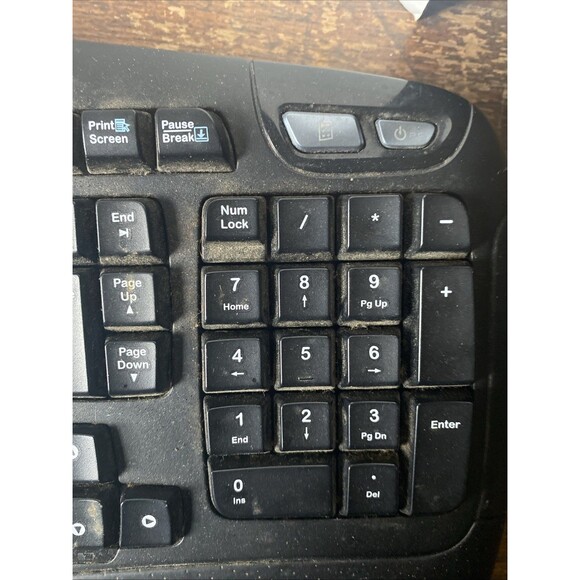 Genuine VTG Logitech Cordless Computer Keyboard Model Y-RCP140 No Receiver USED - Picture 6 of 16